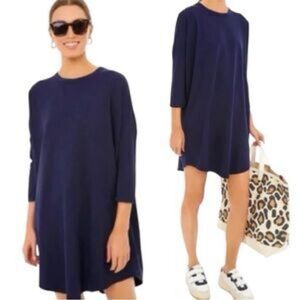Pomander Place by Tuckernuck Navy Blue Sue Sweatshirt Dress